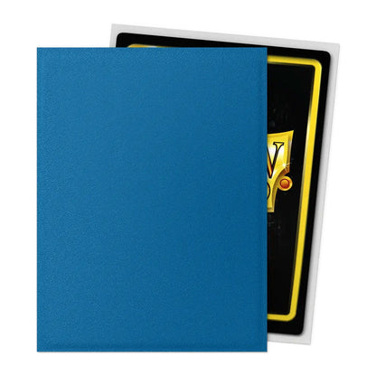 Dragon Shield Sleeves (Standard Size, Cobalt and Silver Anniversary Special Edition, 100ct) - Blue Silver
