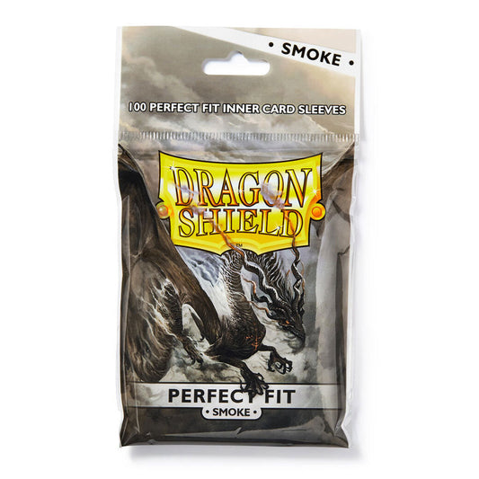 Dragon Shield Perfect Fit Inner Sleeves (Standard Size, Smoke, 100CT)